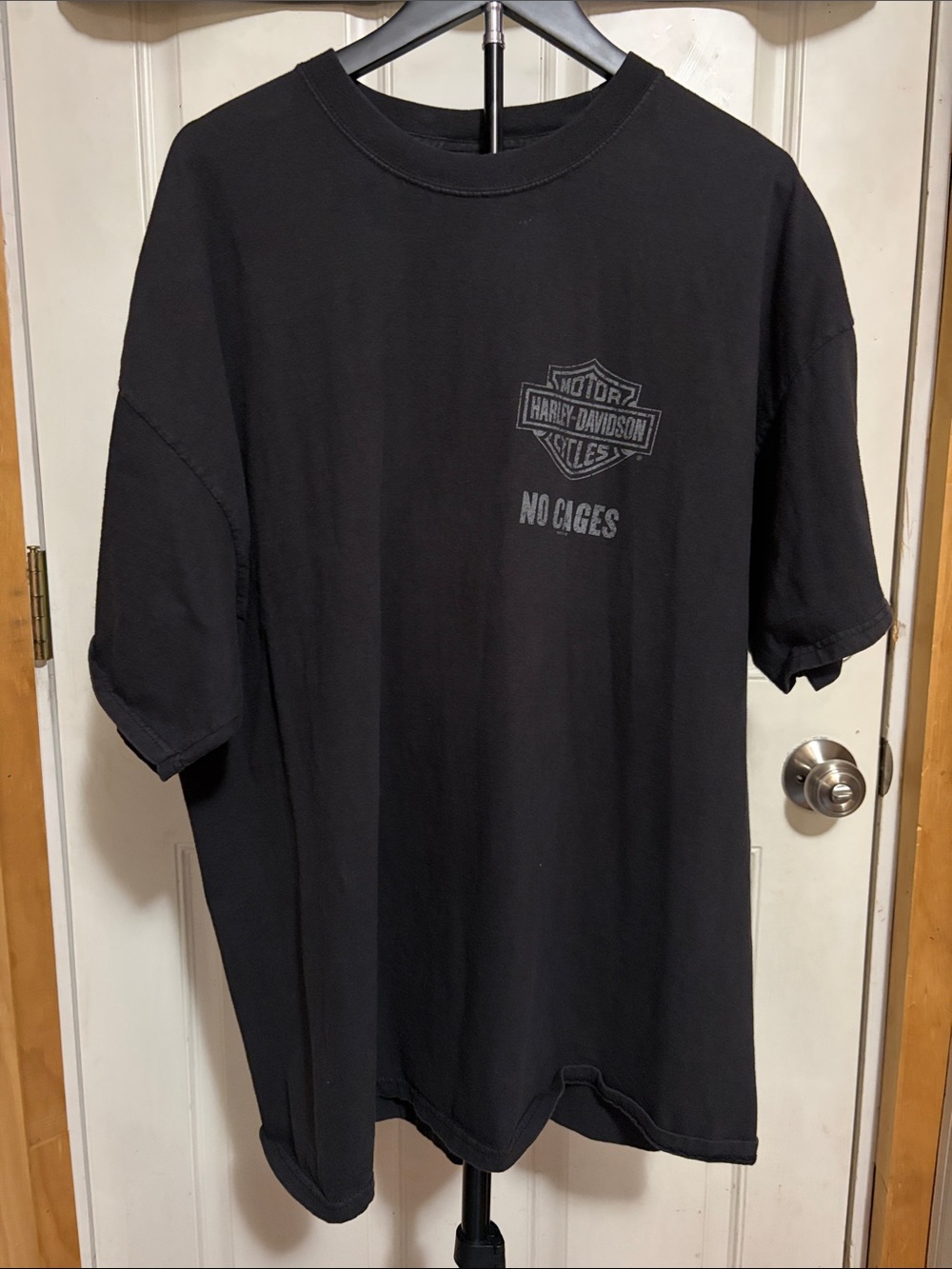 Harley Davidson "No Cages" Black Short Sleeve Tripp's Amarillo, Texas